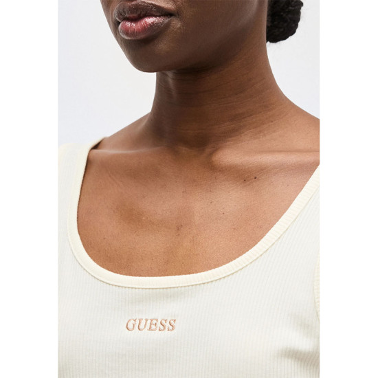 Guess Γυναικεία αμάνικη μπλούζα Rib Tank Top